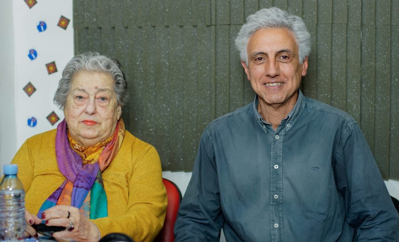 Hebe de Bonafini y Carlos Raimundi